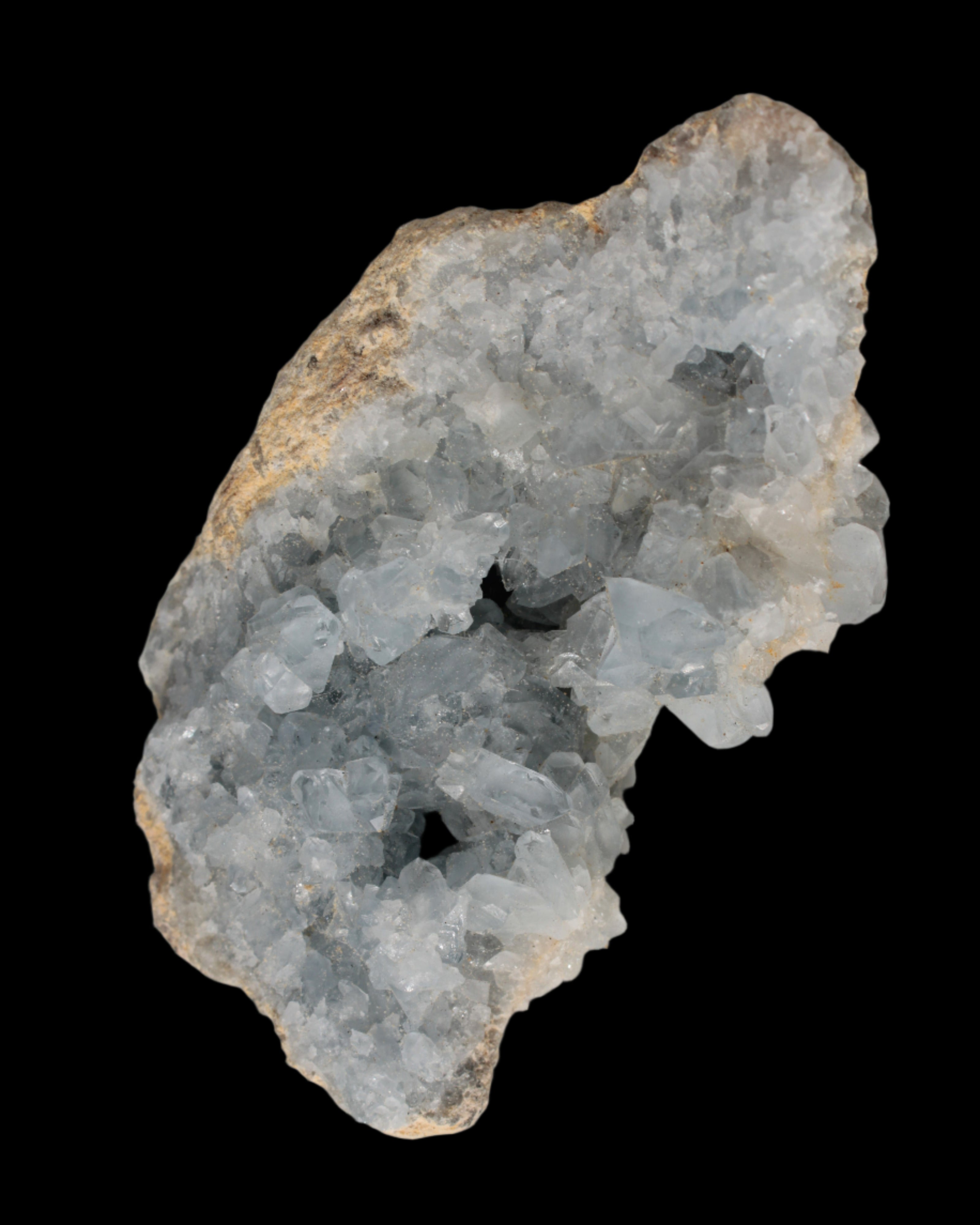 Celestite geode 314g in sunlight - Rocks and Things Store