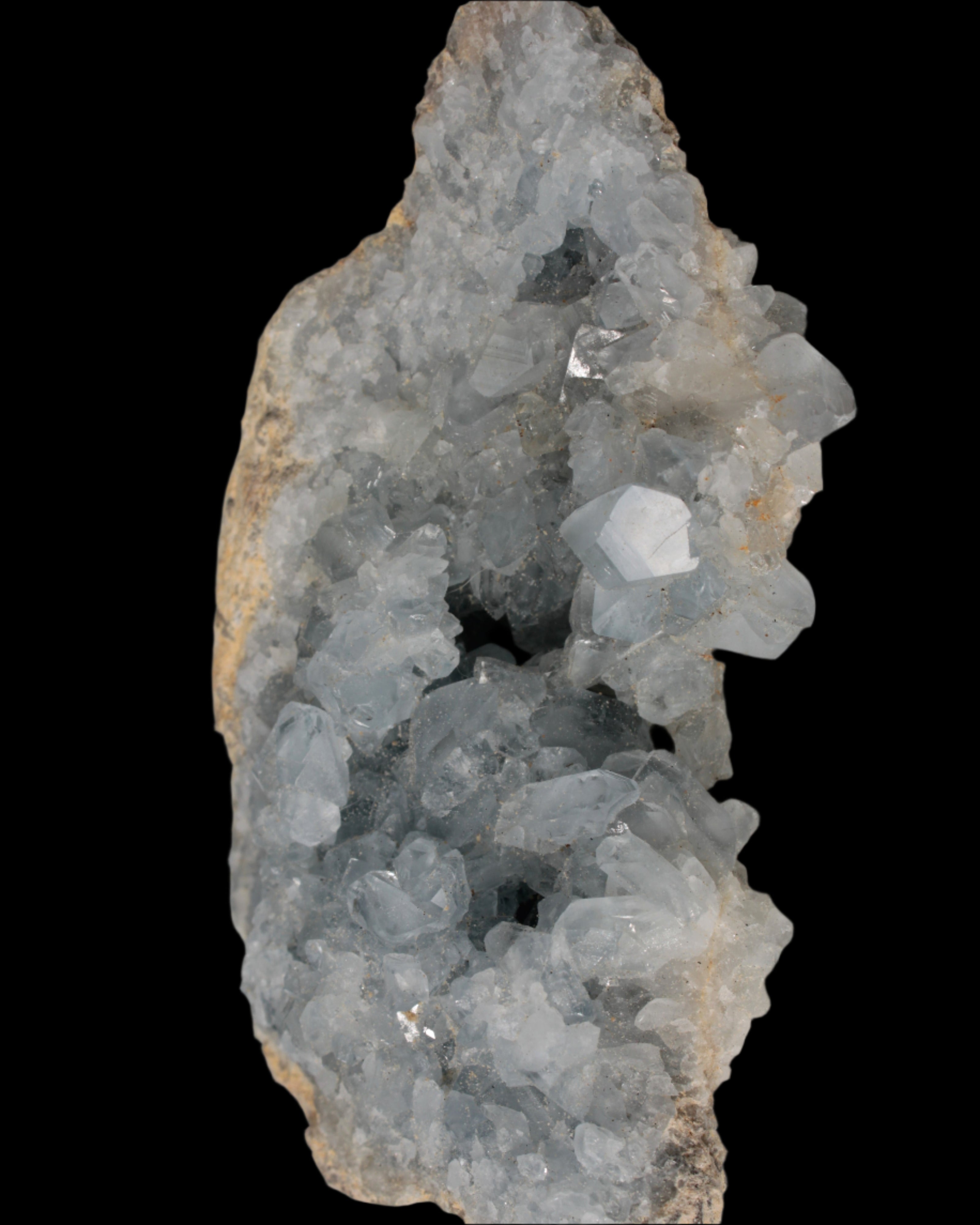 Celestite geode 314g in sunlight - Rocks and Things Store