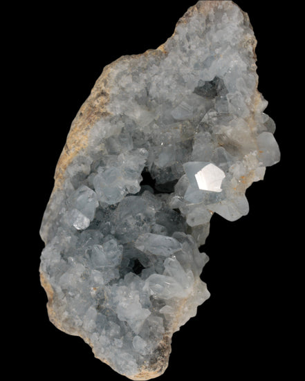 Celestite geode 314g in sunlight - Rocks and Things Store