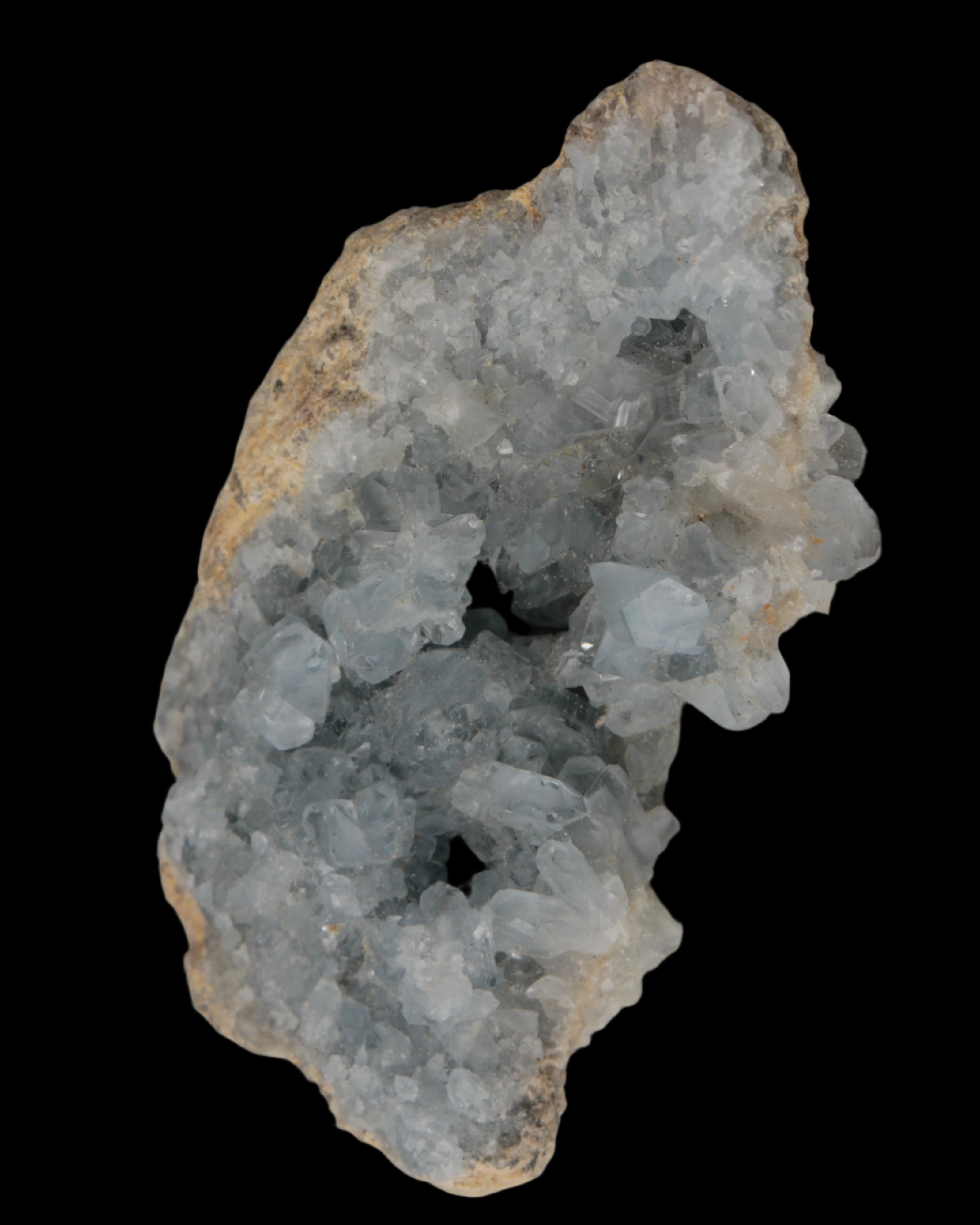Celestite geode 314g in sunlight - Rocks and Things Store