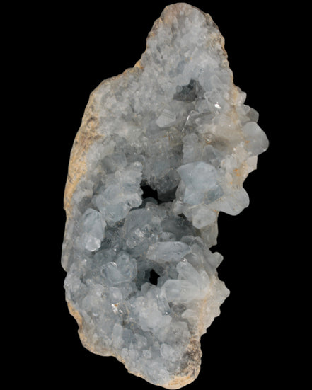 Celestite geode 314g in sunlight - Rocks and Things Store