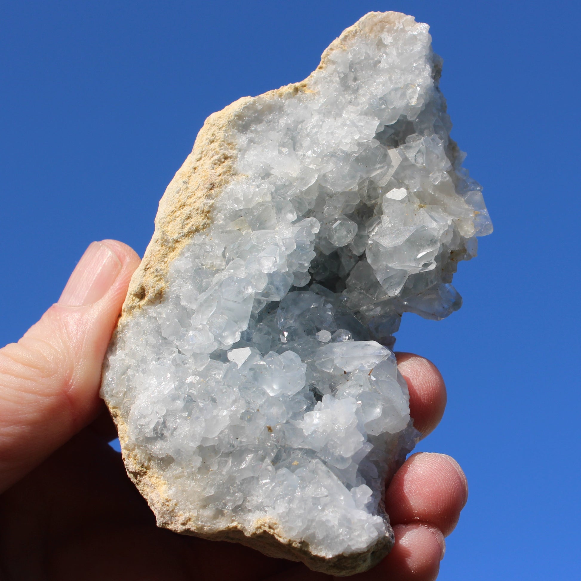 Celestite geode 314g Rocks and Things