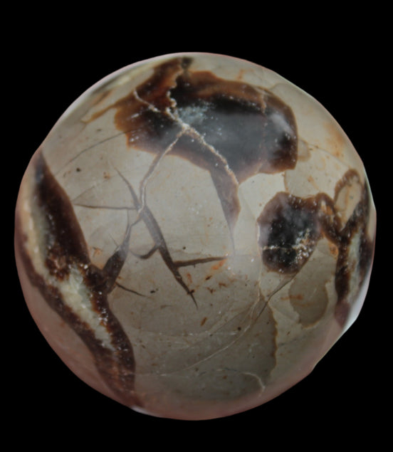 Septarian Dragon Stone sphere 322g in daylight - Rocks and Things Store