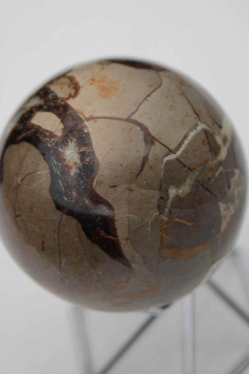Septarian Dragon Stone sphere 322g Rocks and Things
