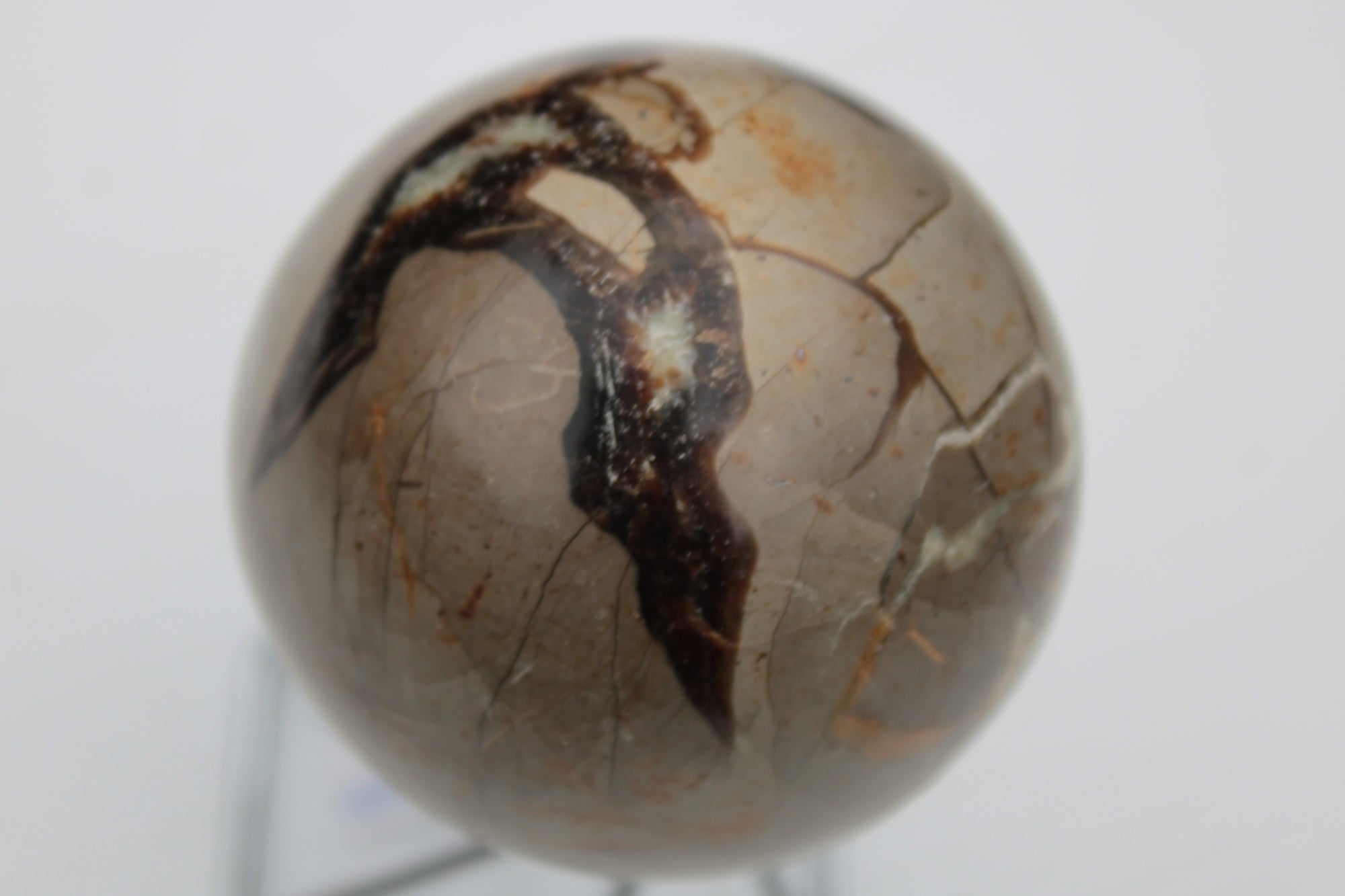 Septarian Dragon Stone sphere 322g Rocks and Things