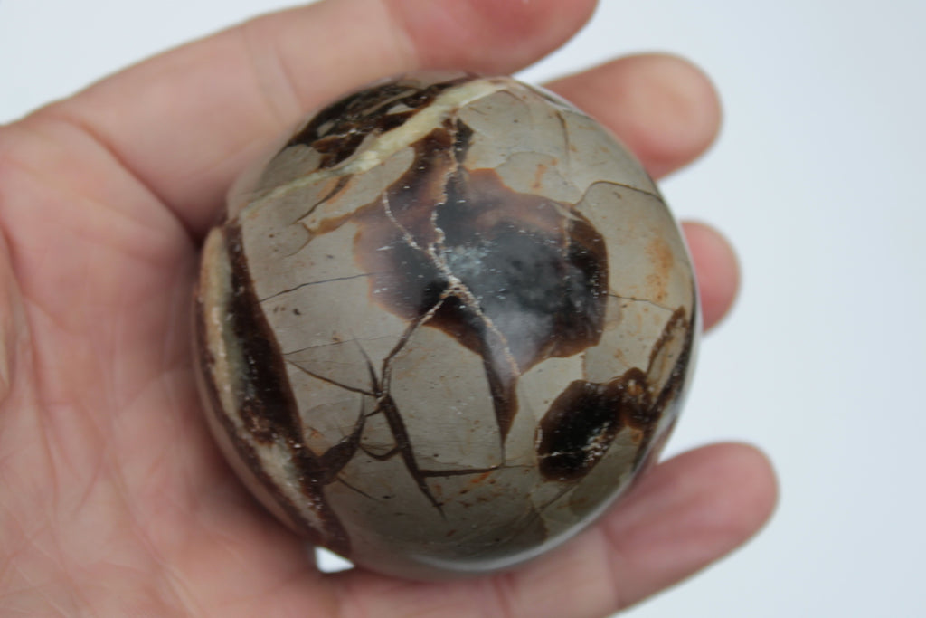 Septarian Dragon Stone sphere 322g Rocks and Things