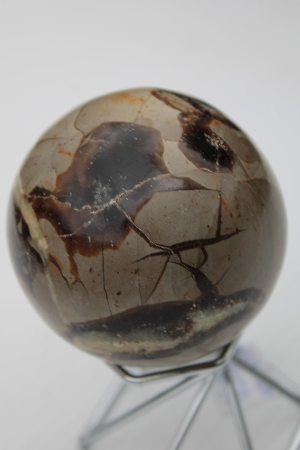 Septarian Dragon Stone sphere 322g Rocks and Things