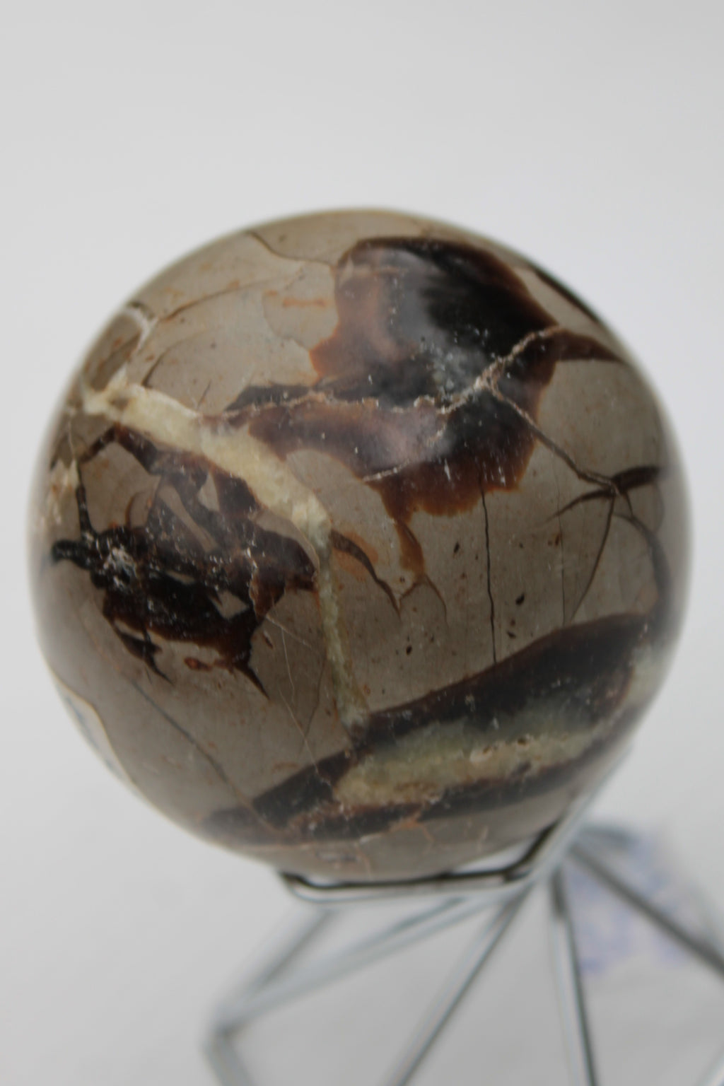 Septarian Dragon Stone sphere 322g Rocks and Things