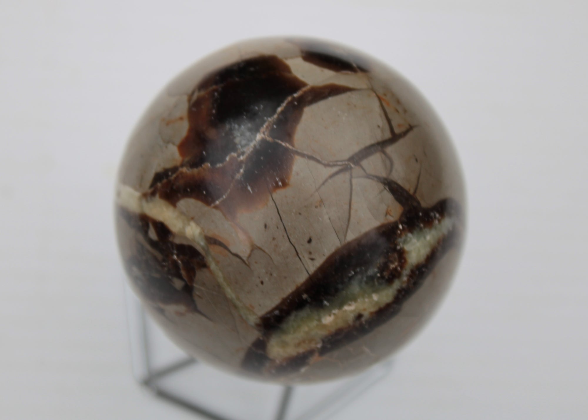 Septarian Dragon Stone sphere 322g Rocks and Things