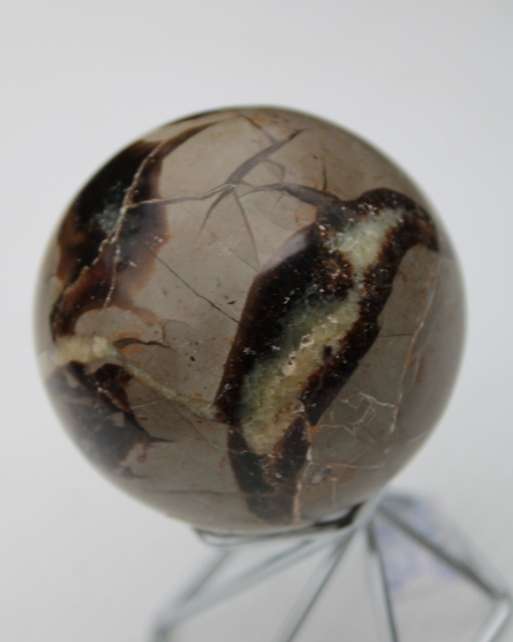 Septarian Dragon Stone sphere 322g Rocks and Things