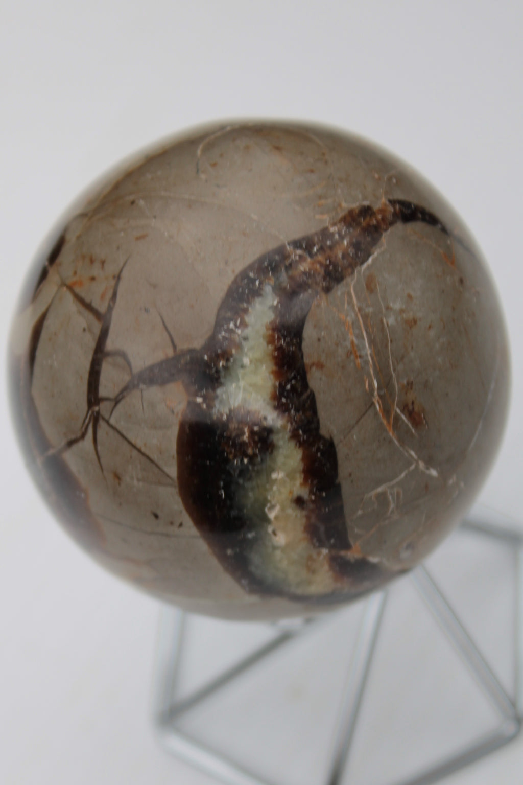 Septarian Dragon Stone sphere 322g Rocks and Things