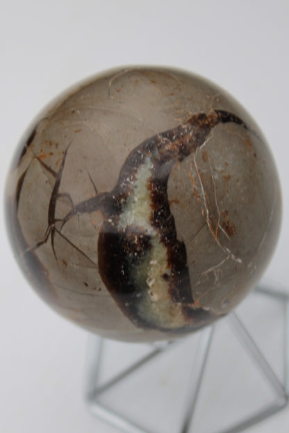 Septarian Dragon Stone sphere 322g