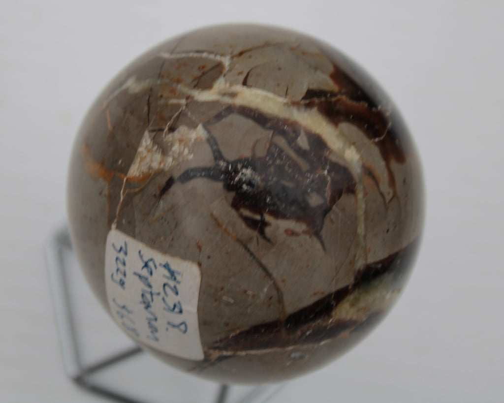 Septarian Dragon Stone sphere 322g Rocks and Things