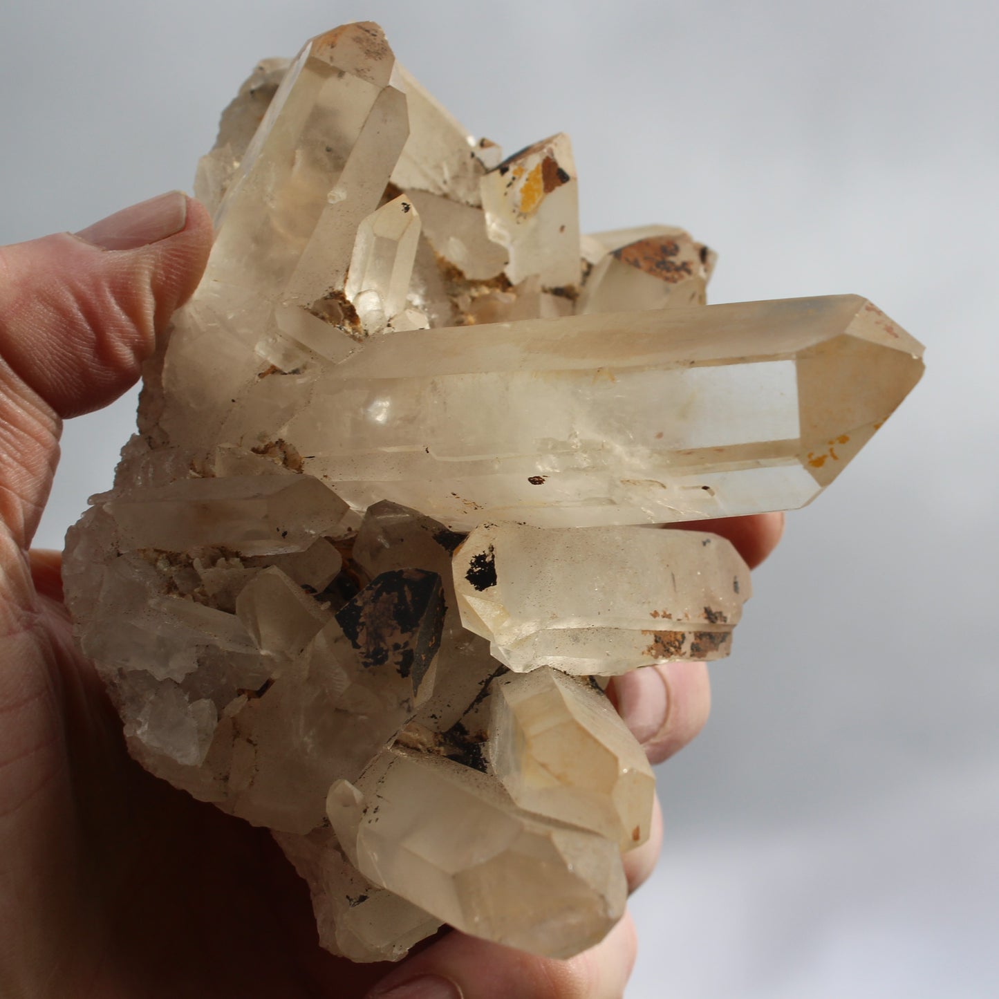 Quartz cluster 432g Rocks and Things