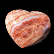 Petrified Wood heart 35mm 24g - Rocks and Things Store