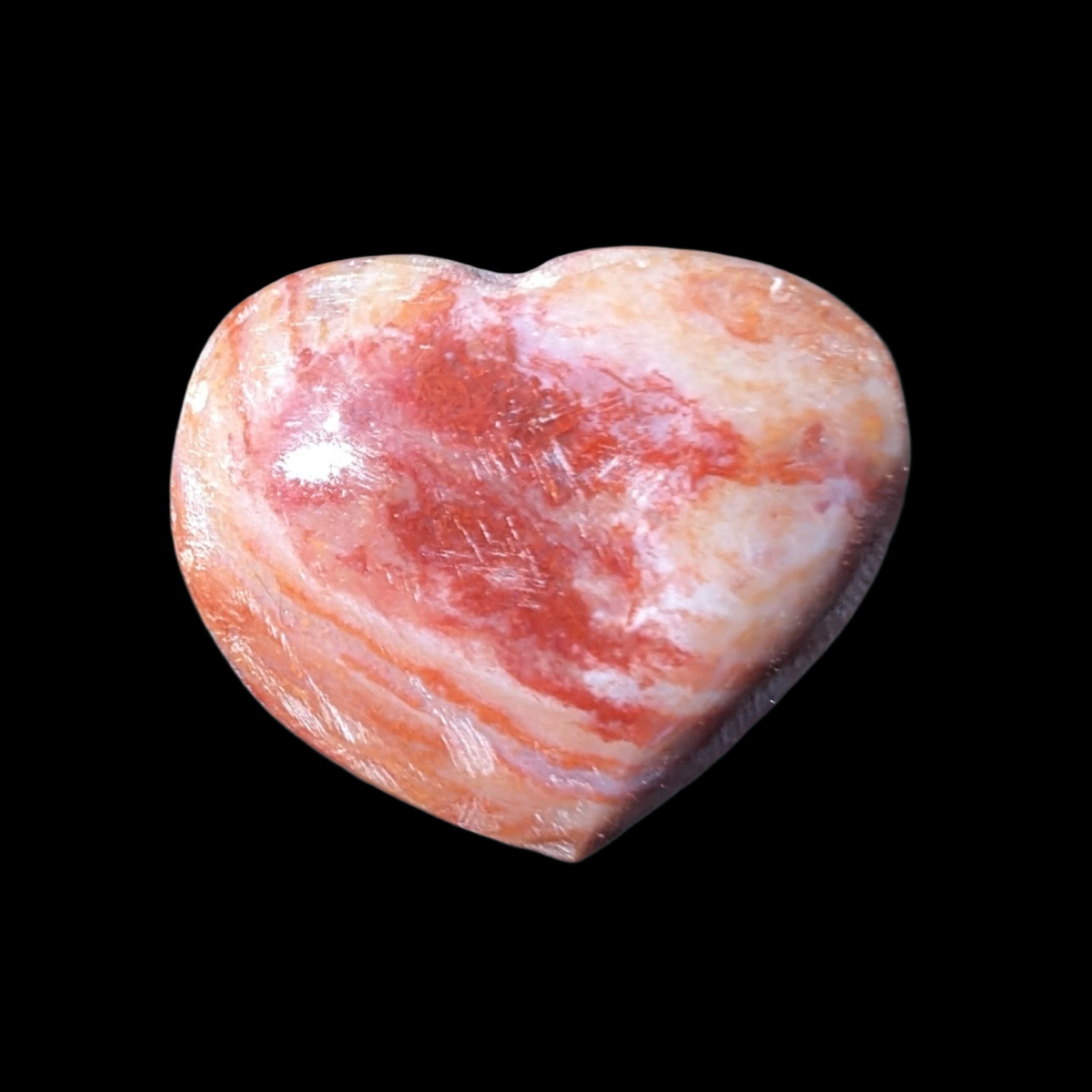 Petrified Wood heart 35mm 24g - Rocks and Things Store