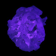 Clear Quartz cluster 100*77*33mm 242g in UV light - Rocks and Things Store