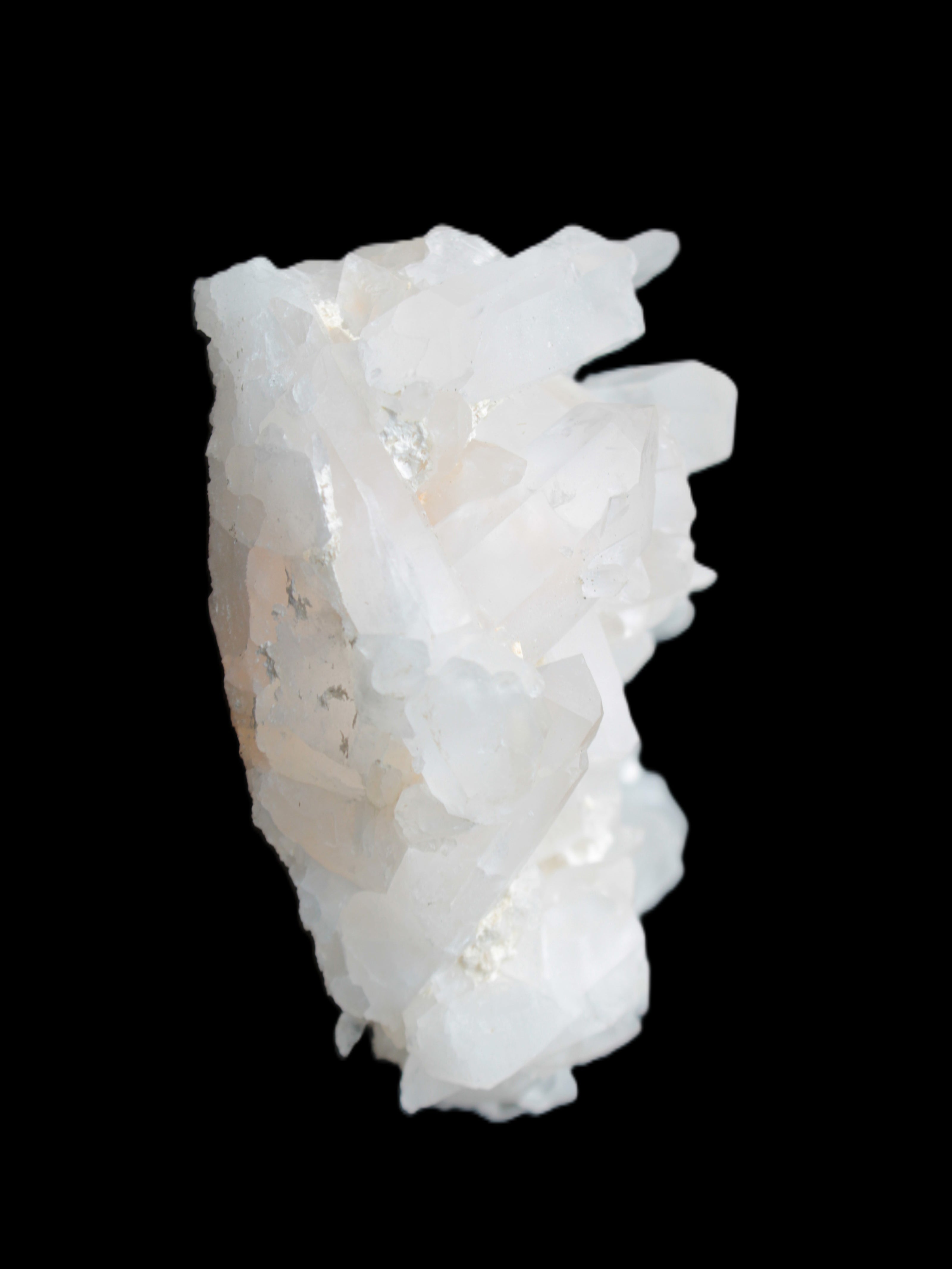 Clear Quartz cluster 100mm 242g in sunlight