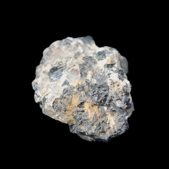 Black Tourmaline cluster in matrix with Quartz 62g in sunlight - Rocks and Things Store