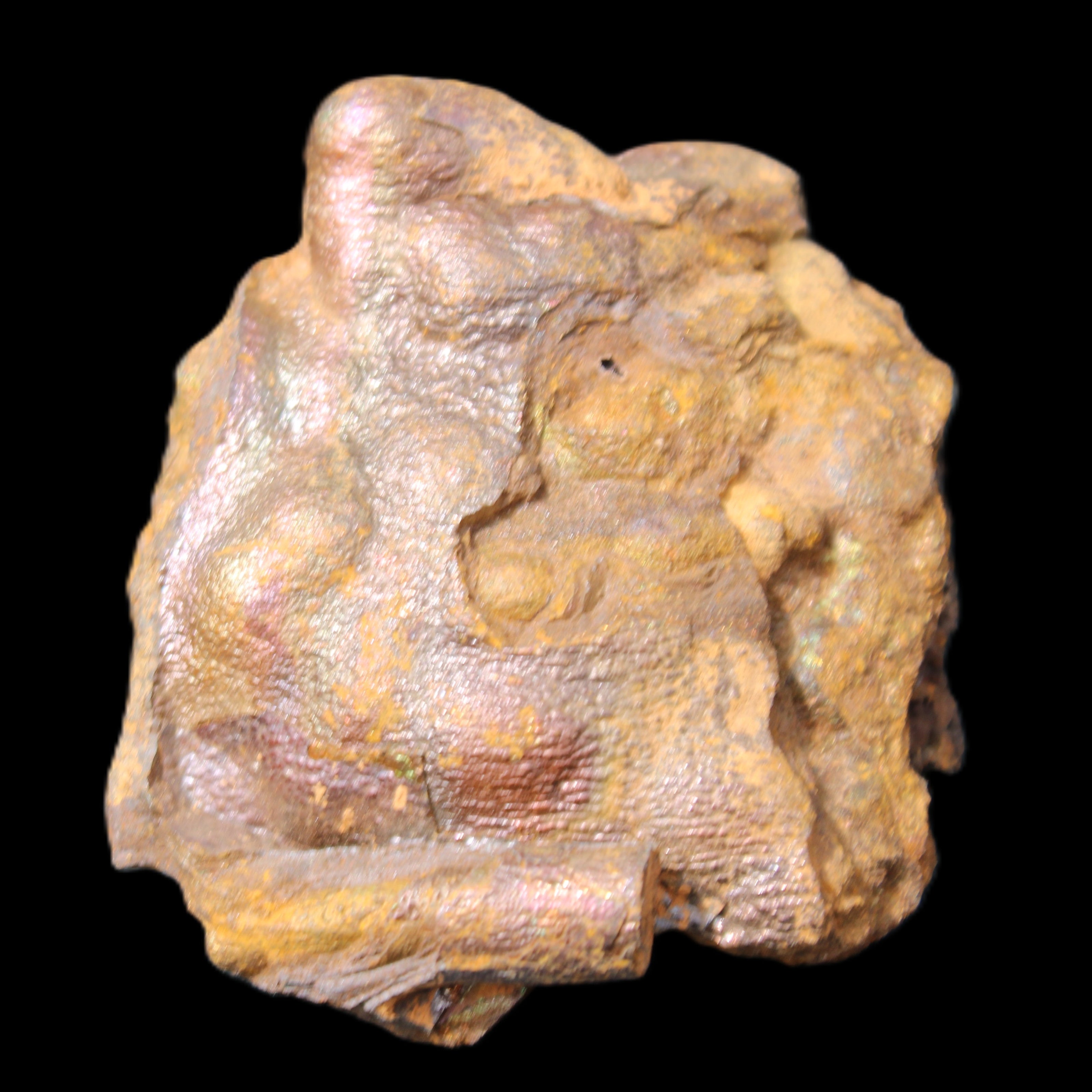 Rainbow Grape Hematite 111g in sunlight - Rocks and Things Store