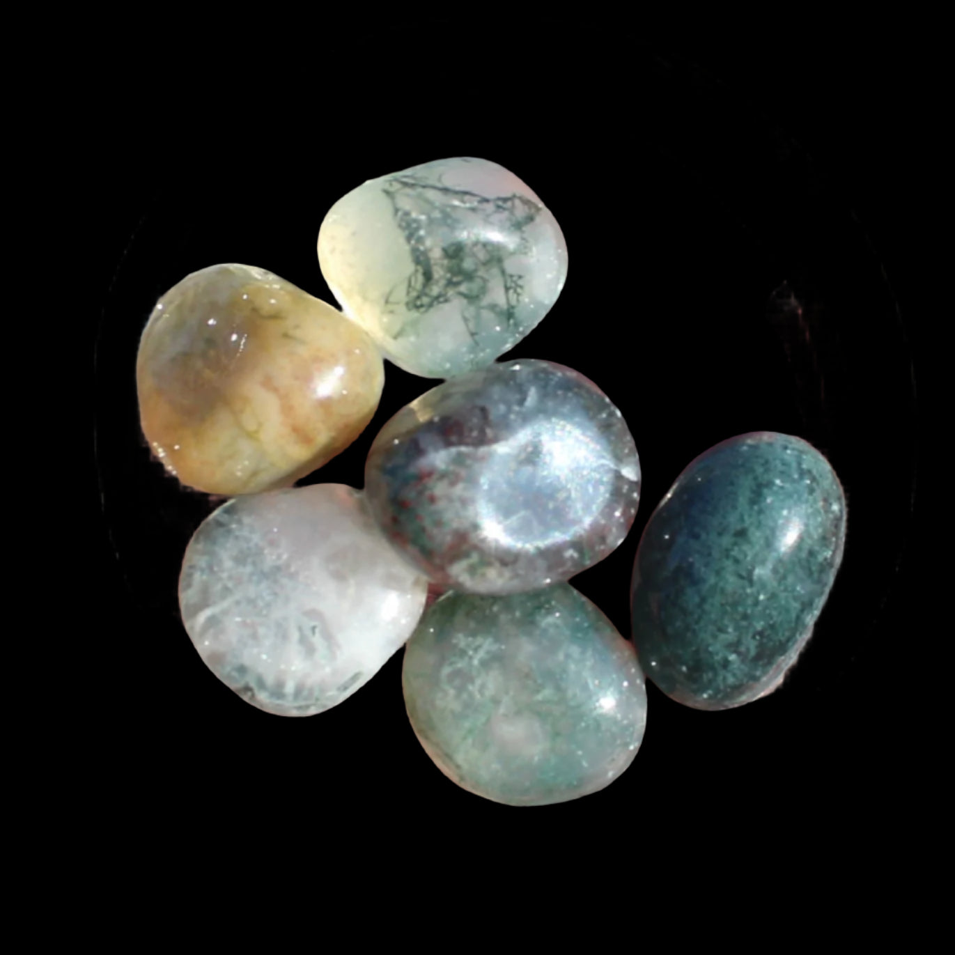 Moss Agate tiny crystals from Madagascar 9g  - Rocks and Things Store