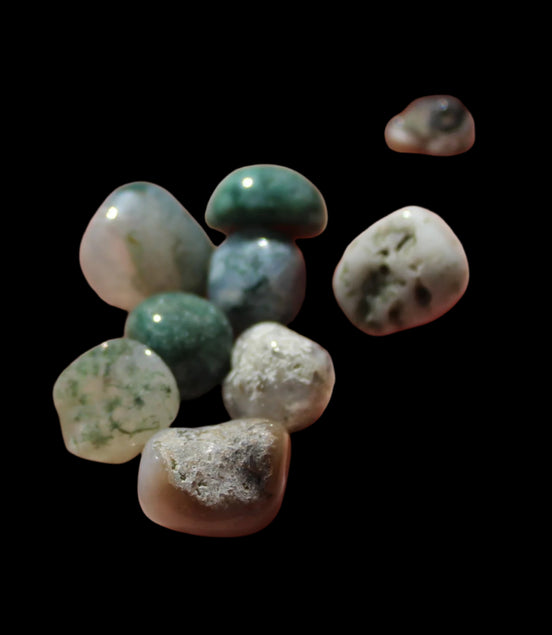Moss Agate tiny crystals from Madagascar 9g  - Rocks and Things Store