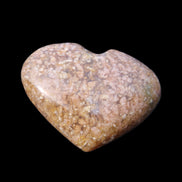 Cherry Blossom Agate heart 89g in sunlight - Rocks and Things Store