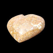 Cherry Blossom Agate heart 89g in sunlight - Rocks and Things Store