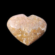 Cherry Blossom Agate heart 89g in sunlight - Rocks and Things Store