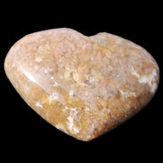 Cherry Blossom Agate heart 89g in sunlight - Rocks and Things Store