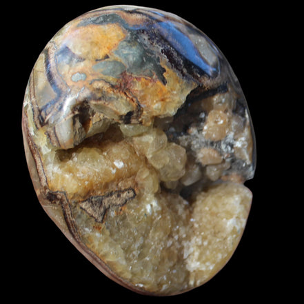 Septarian Dragon Stone geode egg 392g in sunlight - Rocks and Things Store