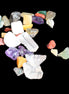 Pretty tiny mixed crystal polished chips 10g in sunlight - Rocks and Things Store