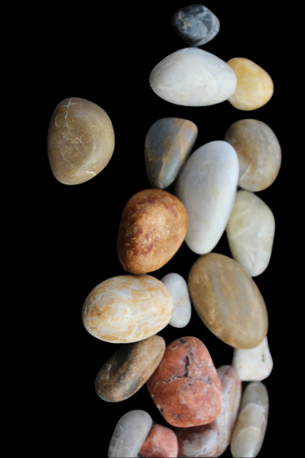 Reedy Creek tumbled river crystals and stones variety mix 500g - Rocks and Things Store