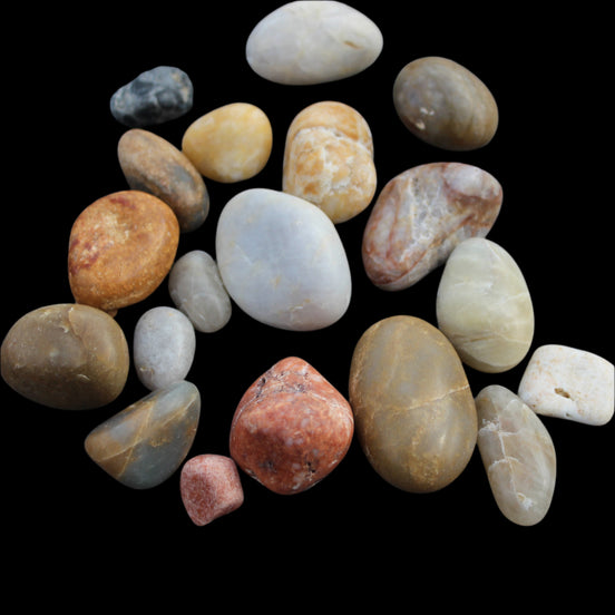 Reedy Creek tumbled river crystals and stones variety mix 500g - Rocks and Things Store