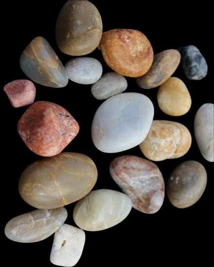 Reedy Creek tumbled river crystals and stones variety mix 500g - Rocks and Things Store