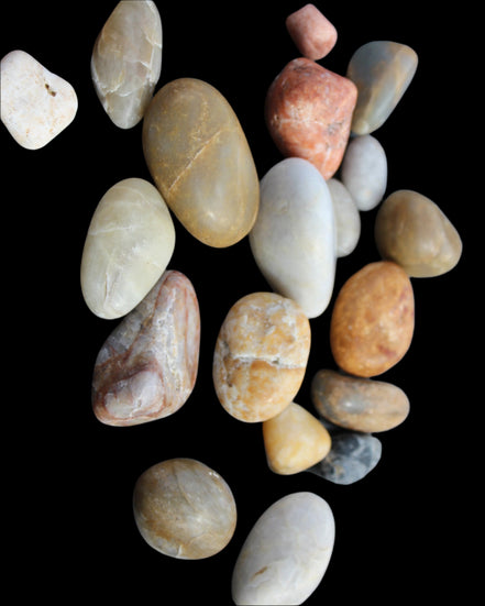 Reedy Creek tumbled river crystals and stones variety mix 500g - Rocks and Things Store