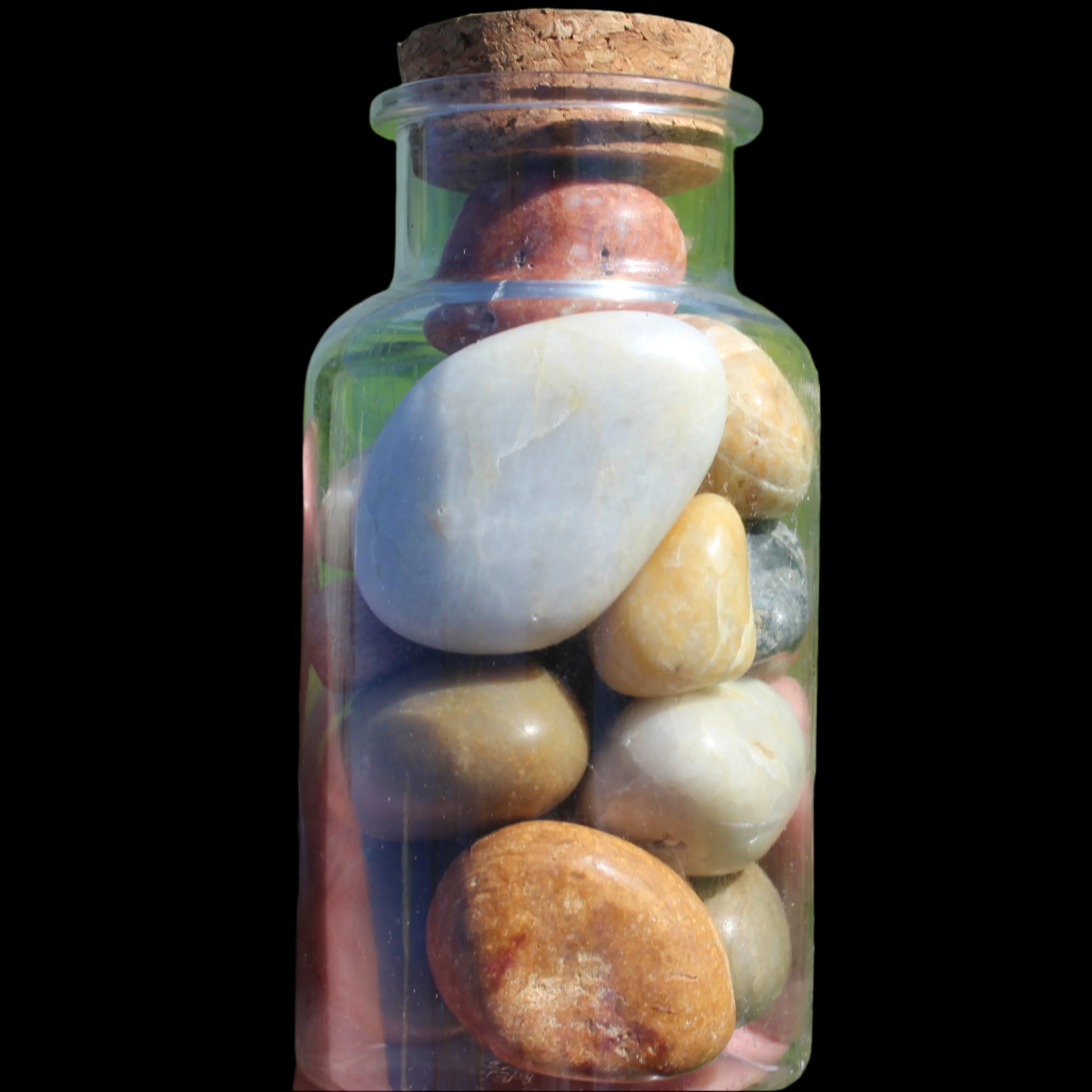 Reedy Creek tumbled river crystals and stones variety mix 500g - Rocks and Things Store