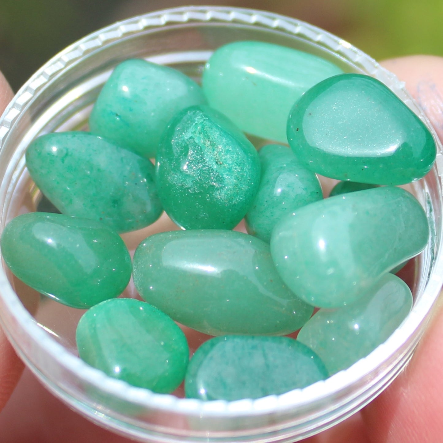 Aventurine polished gravel 9-11g Rocks and Things