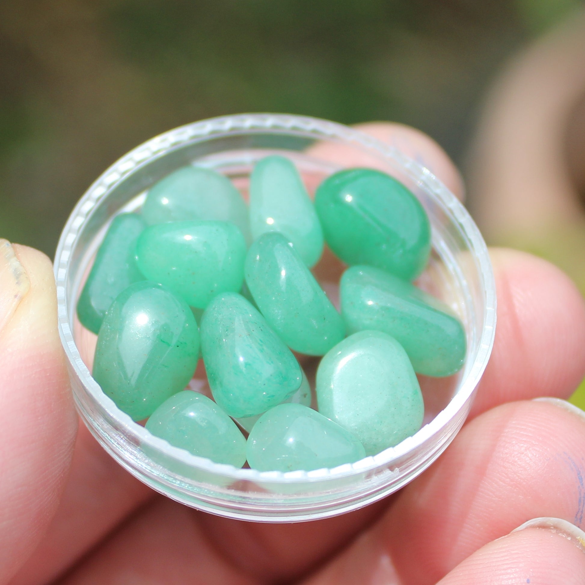 Aventurine polished gravel 9-11g Rocks and Things