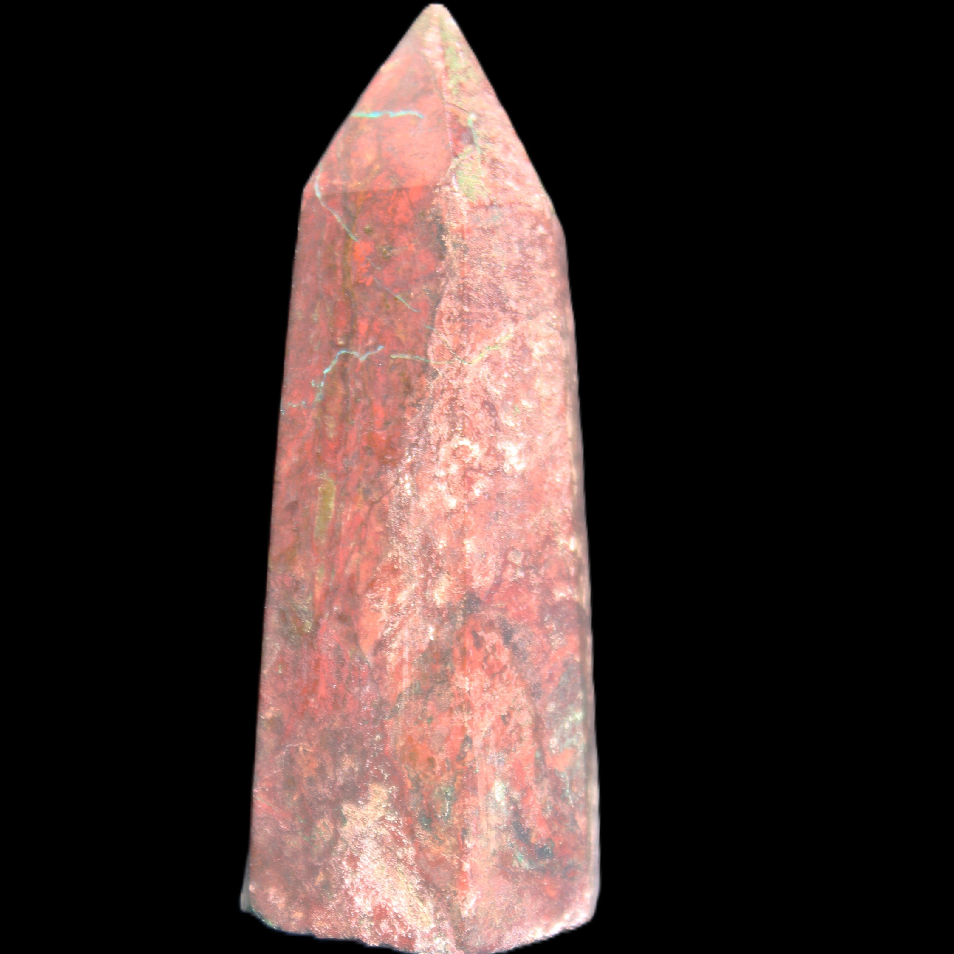 Chrysocolla wand 62mm 63g in sunlight - Rocks and Things Store