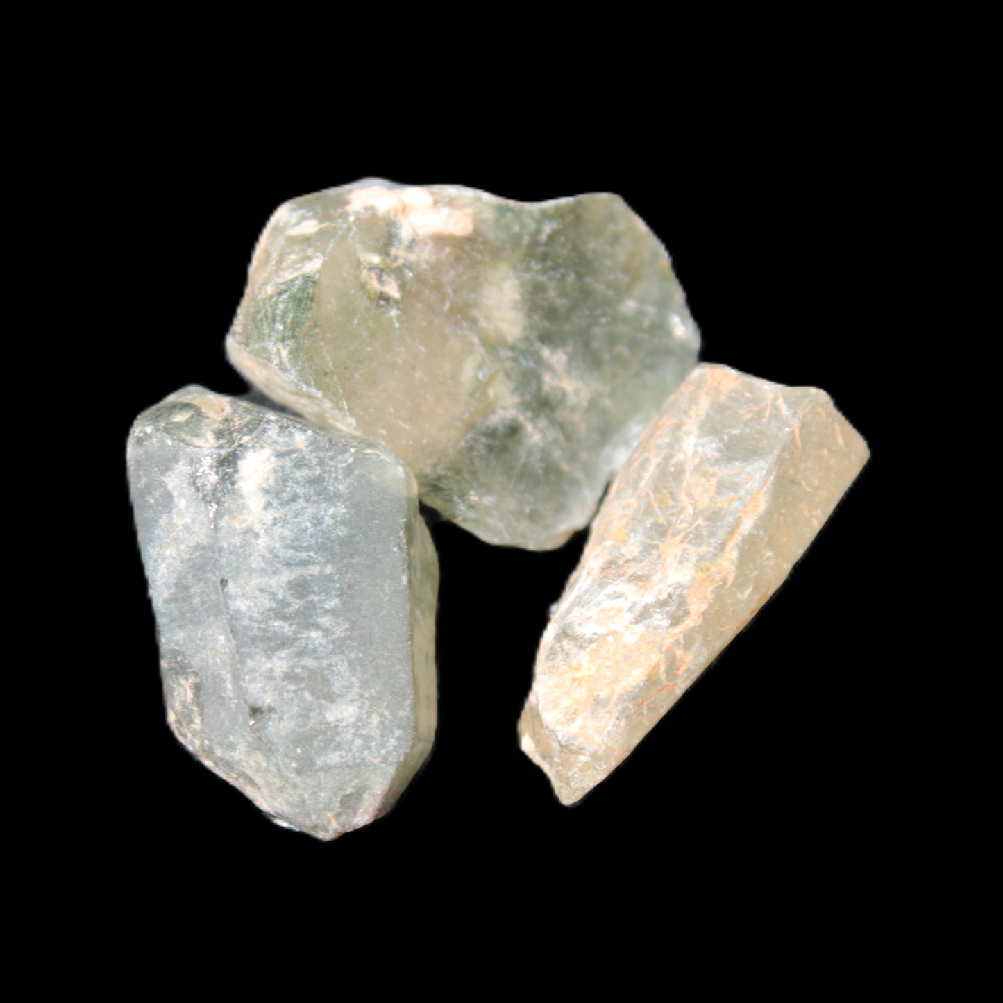 Green hair 5 Quartz points 12g Rocks and Things Store