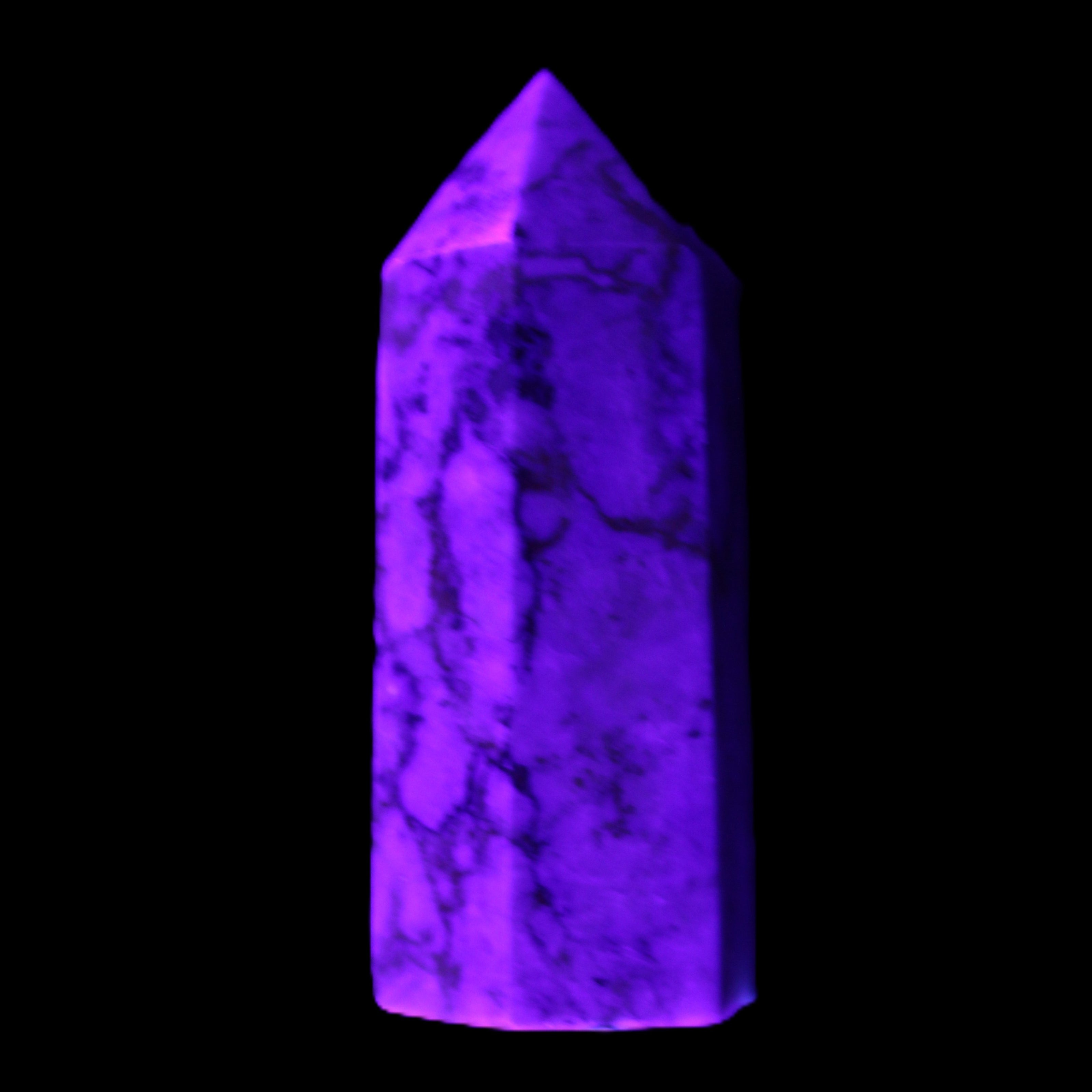 Pietersite wand 67mm 64g in UV light - Rocks and Things Store