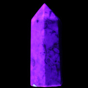 Pietersite wand 67mm 64g in UV light - Rocks and Things Store
