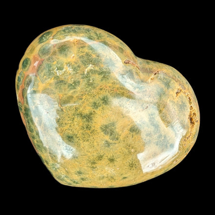 Ocean Jasper heart 386g Rocks and Things
