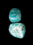 Blue Apatite 2 stones 20/24mm 16g - Rocks and Things Store