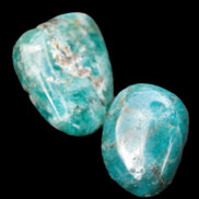 Blue Apatite 2 stones 20/24mm 16g Rocks and Things