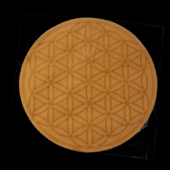 Wooden circle #3 grid 100mm - Rocks and Things Store