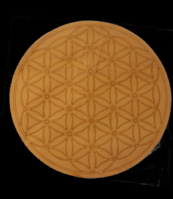Wooden circle #3 grid 100mm - Rocks and Things Store