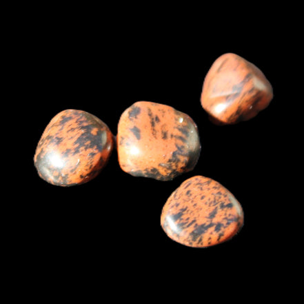 Red Mahogany Obsidian 4/5 stones 6g in sunlight - Rocks and Things Store