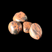 Red Mahogany Obsidian 4/5 stones 6g in sunlight - Rocks and Things Store